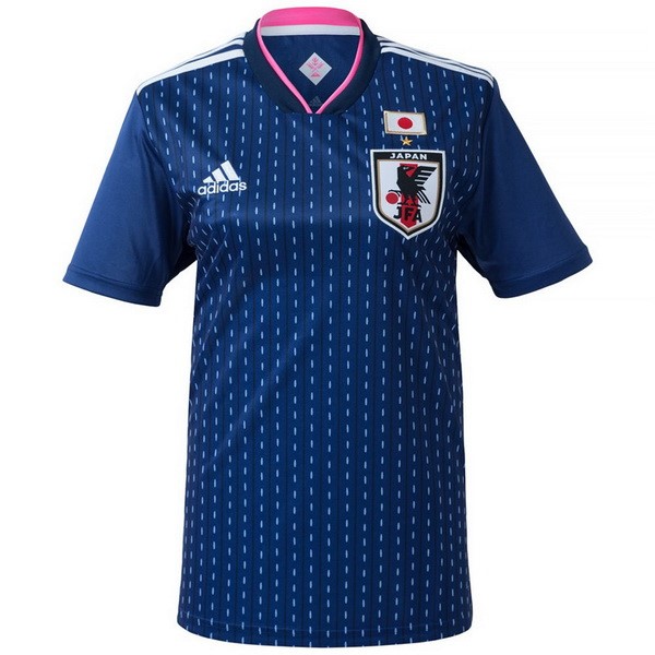 Camiseta Japón 1ª Mujer 2018 Azul